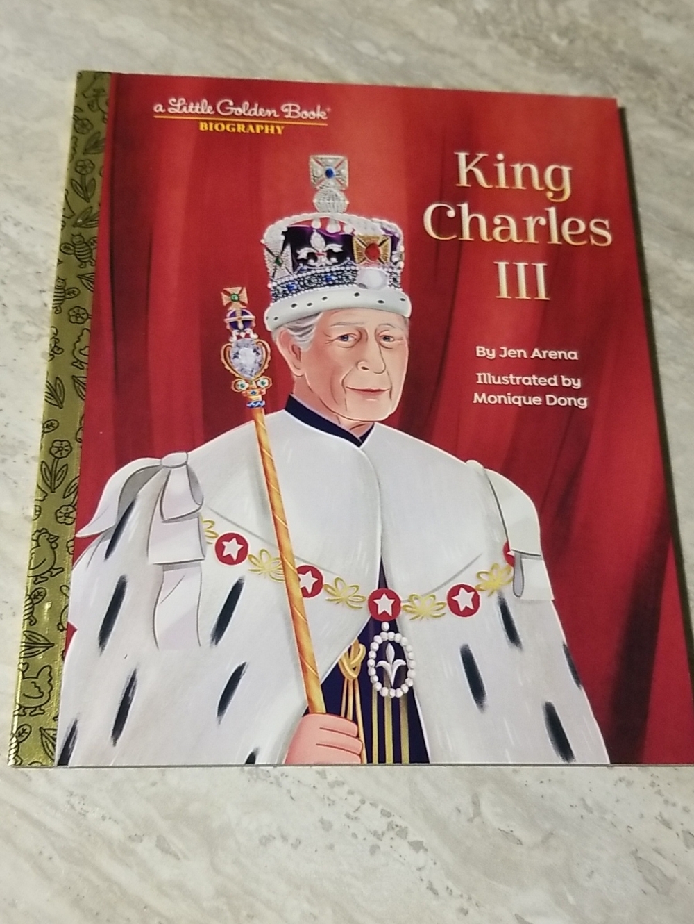 King Charles III Little Golden Book